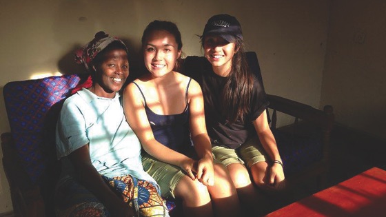 Natalia and Stephanie