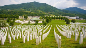 Srebrenica Genocide Memorial, photographed by Mike Norton, 18 June 2018 (CC BY 2.0) https://www.flickr.com/photos/mtnorton/43550402932