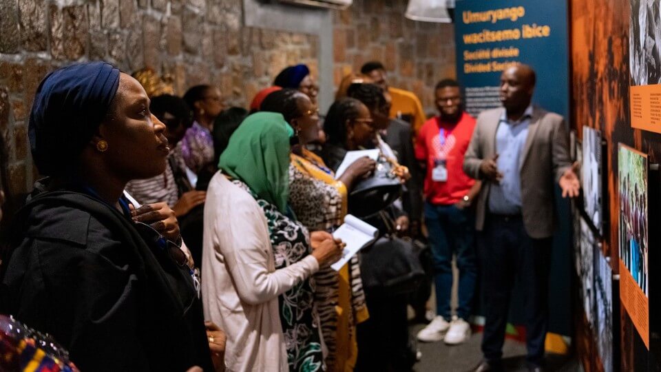 Nigerian women involved in national policy-making visited the Kigali Genocide Memorial on 22 May 2023